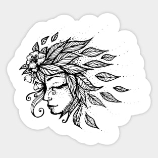 Nature Goddess Sticker